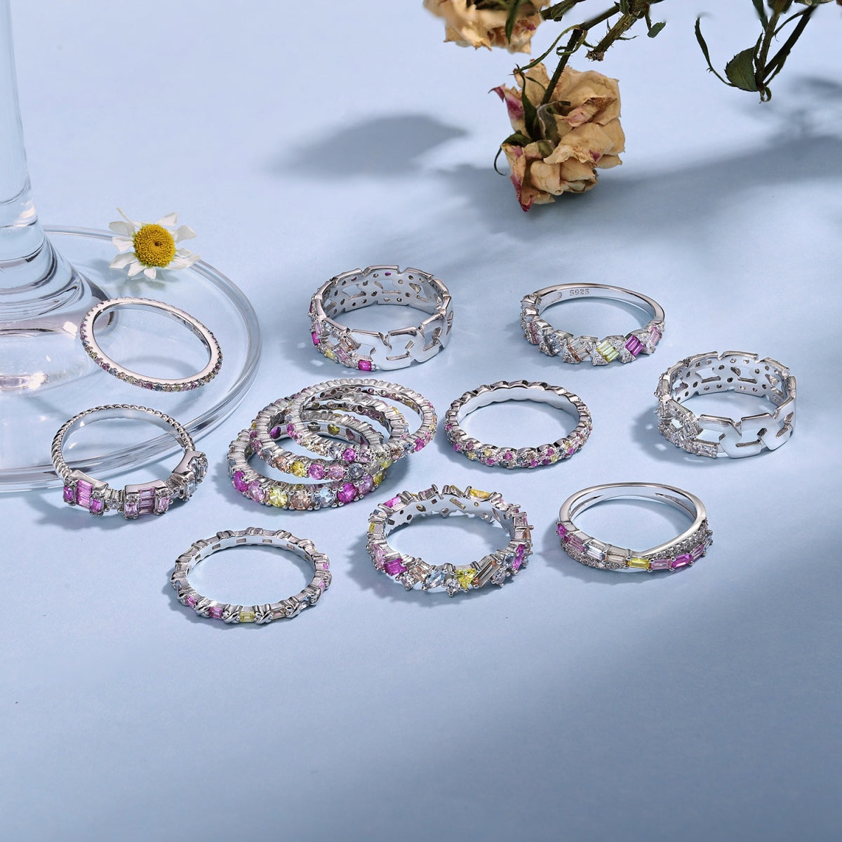 [baslovejewels]Energetic Elegant Radiant Cut Party Ring