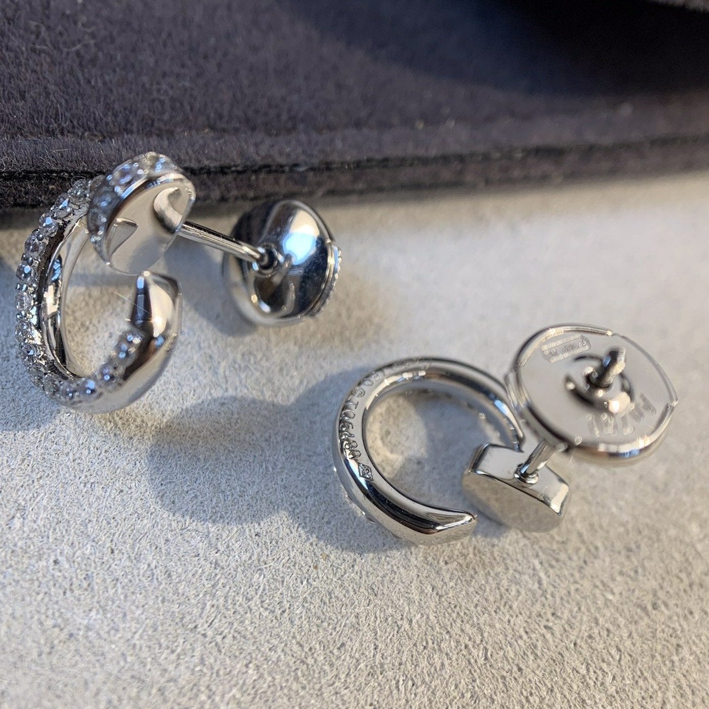 [baslovejewels]JUSTE EARRINGS SILVER DIAMONDS