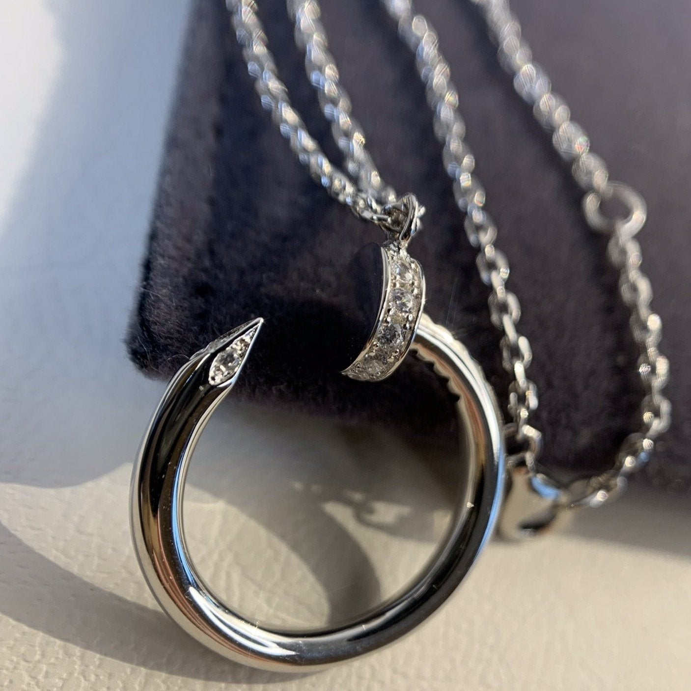 [baslovejewels]JUSTE NECKLACE SILVER