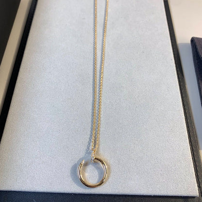 [baslovejewels]JUSTE NECKLACE PINK GOLD