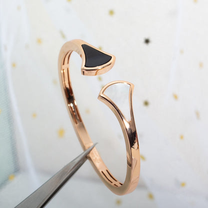 [baslovejewels]DREAM BRACELET OPEN PINK GOLD MOP