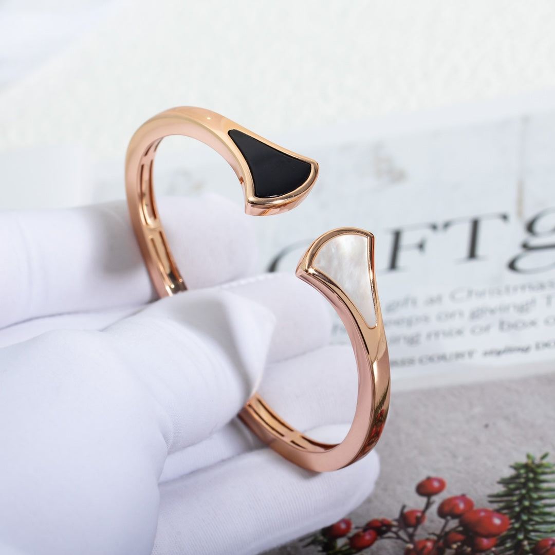 [baslovejewels]DREAM BRACELET OPEN PINK GOLD MOP