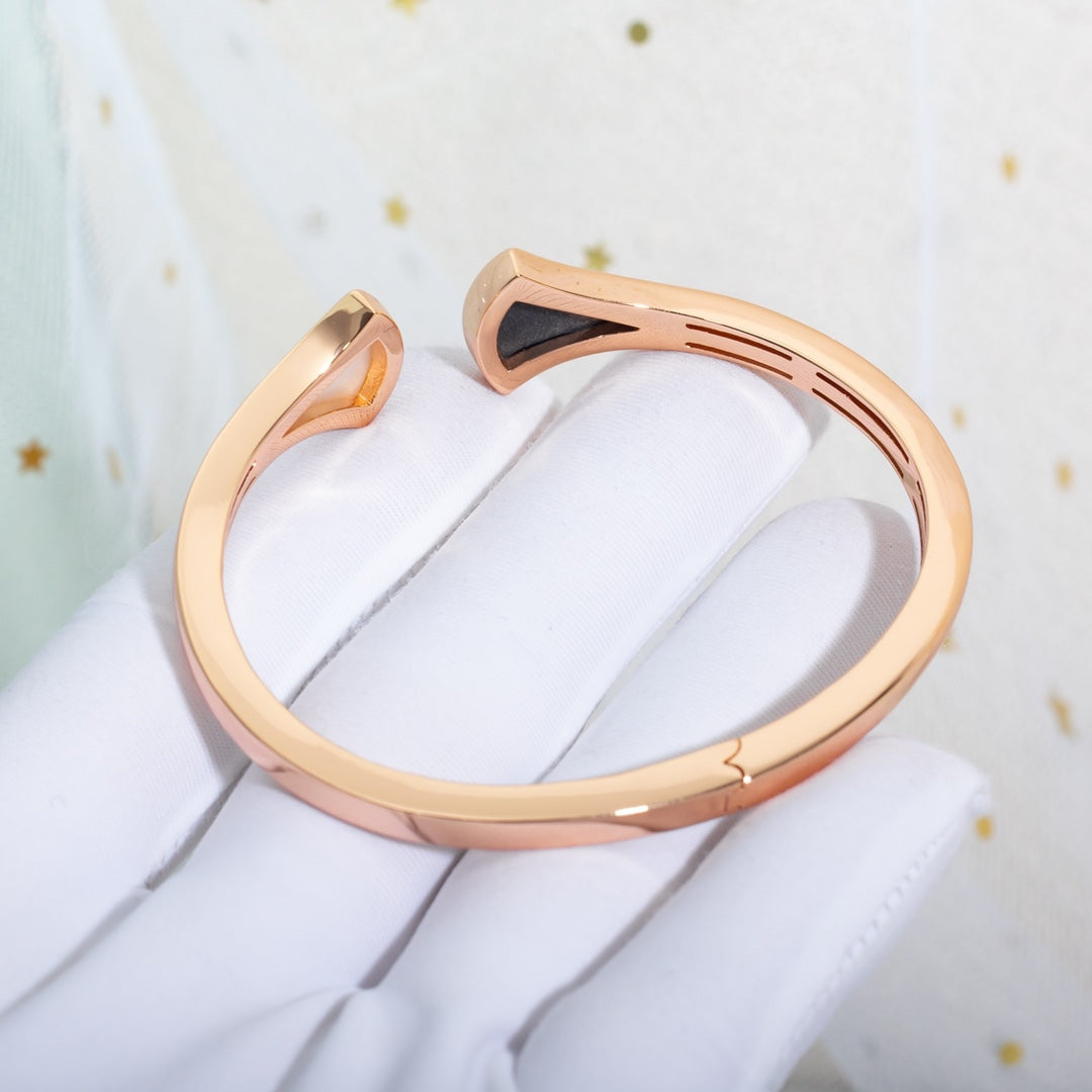[baslovejewels]DREAM BRACELET OPEN PINK GOLD MOP