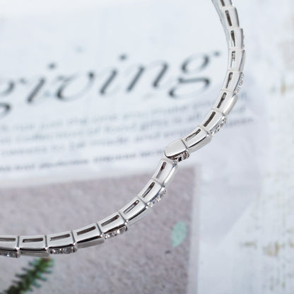 [baslovejewels]SERPENTI BRACELET SILVER DIAMOND