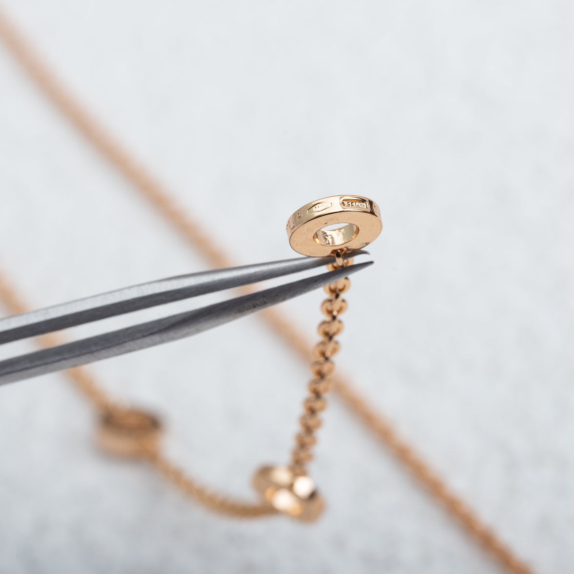 [baslovejewels]PARENTESI NECKLACE PINK GOLD