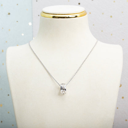 [baslovejewels]PARENTESI NECKLACE SILVER