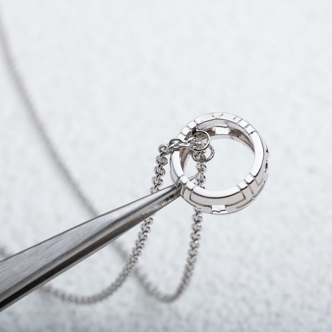 [baslovejewels]PARENTESI NECKLACE SILVER