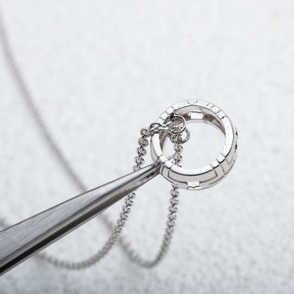 [baslovejewels]PARENTESI NECKLACE SILVER