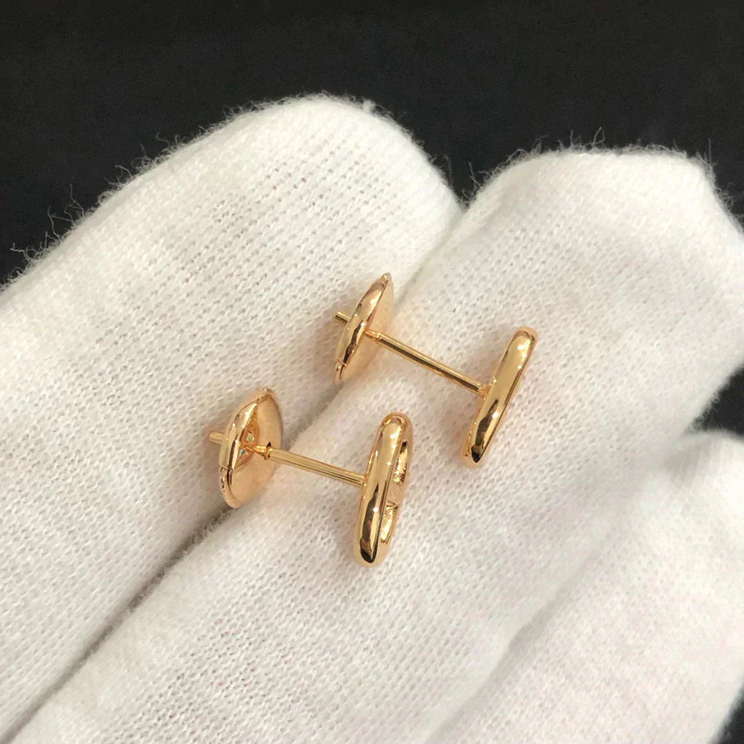 [baslovejewels]CHAINE SMALL EARRINGS GOLD AND SILVER