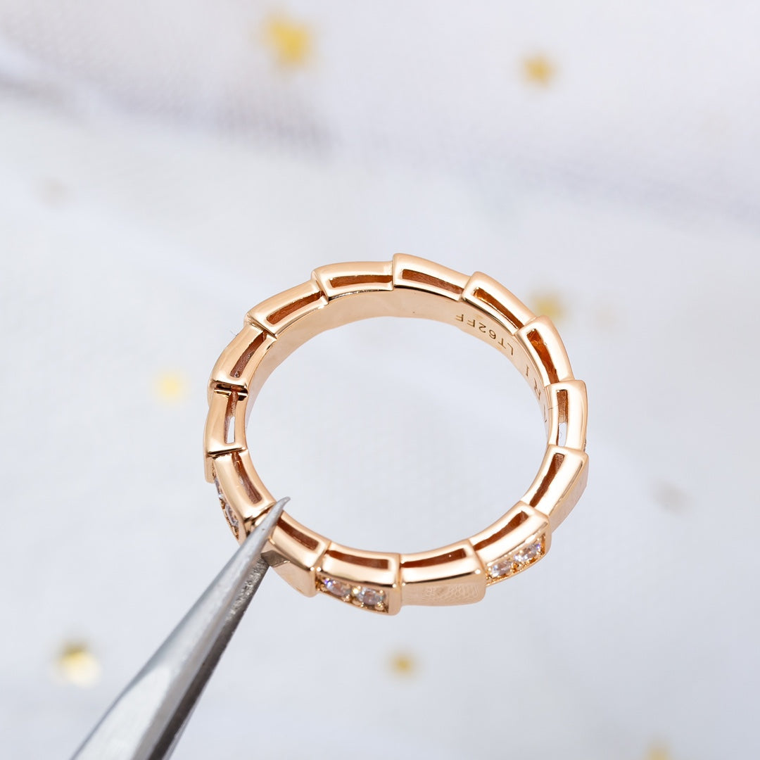 [baslovejewels]SERPENTI RING PINK GOLD  3MM