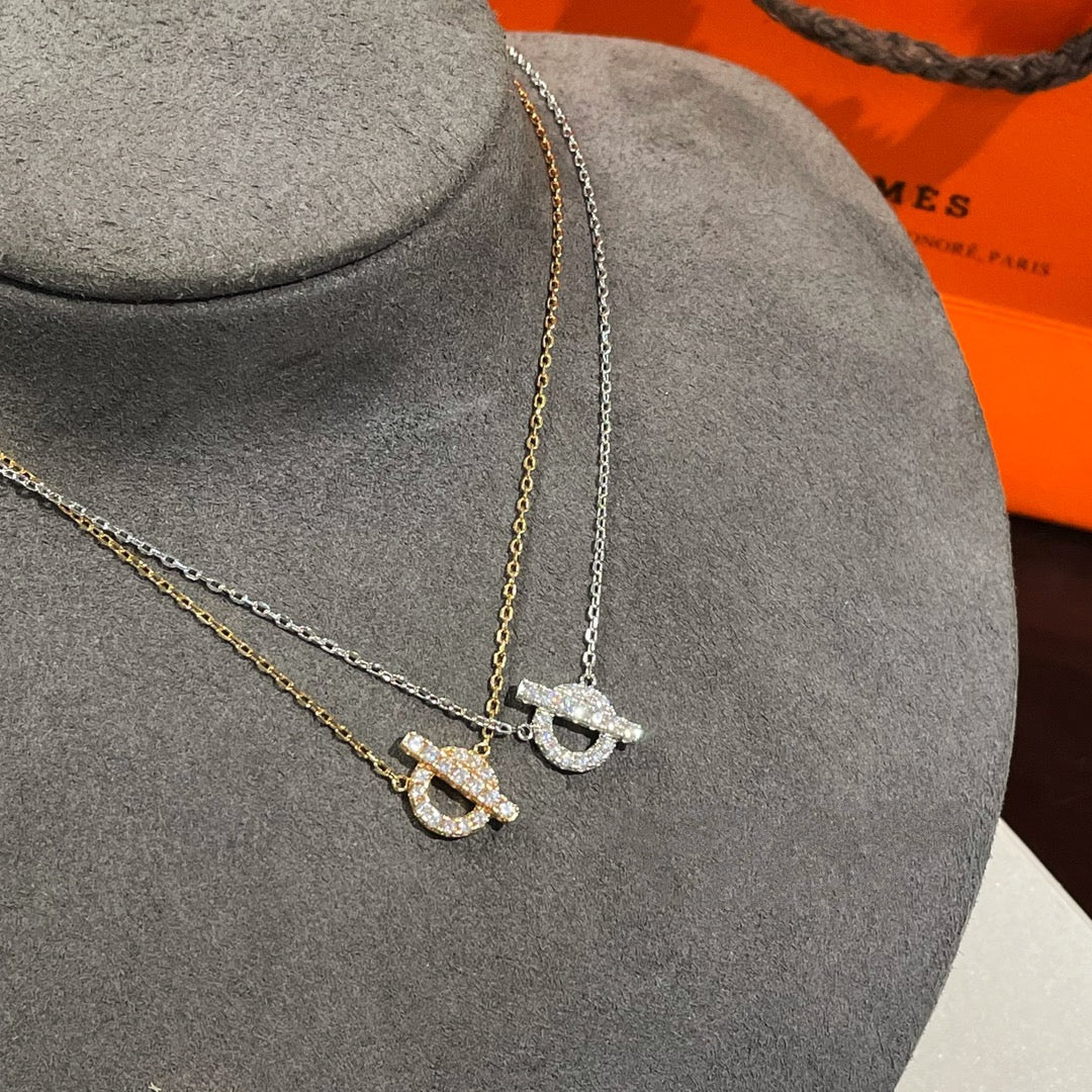 [baslovejewels]ECHAPEE NECKLACE DIAMOND