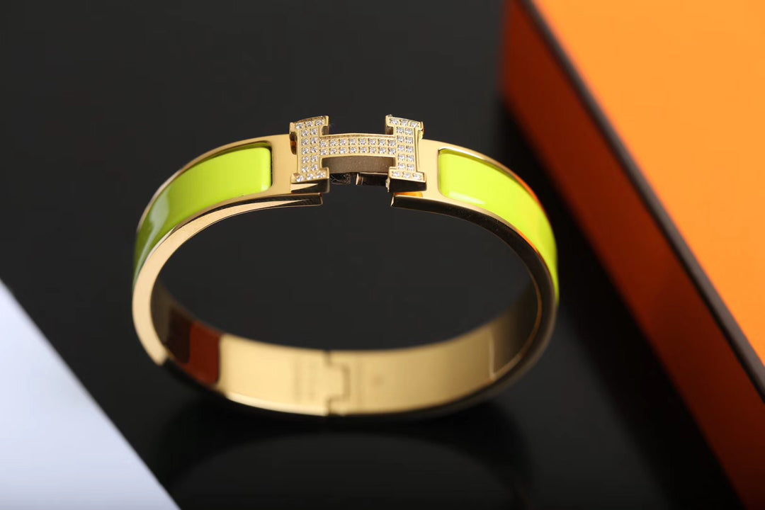 [baslovejewels]H BRACELET GOLD DIAMOND