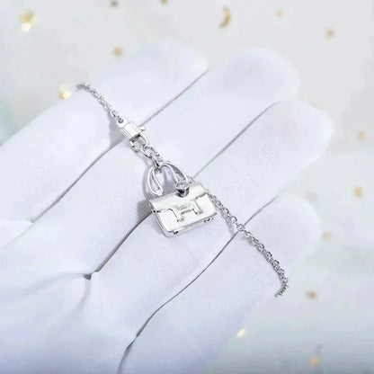 [baslovejewels]AMULETTE PEDANT SILVER NECKLACE