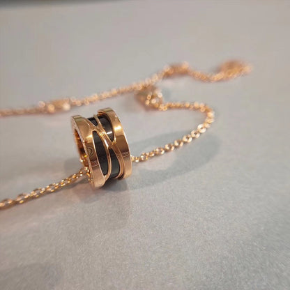 [baslovejewels]ZERO 1 NECKLACE PINK GOLD