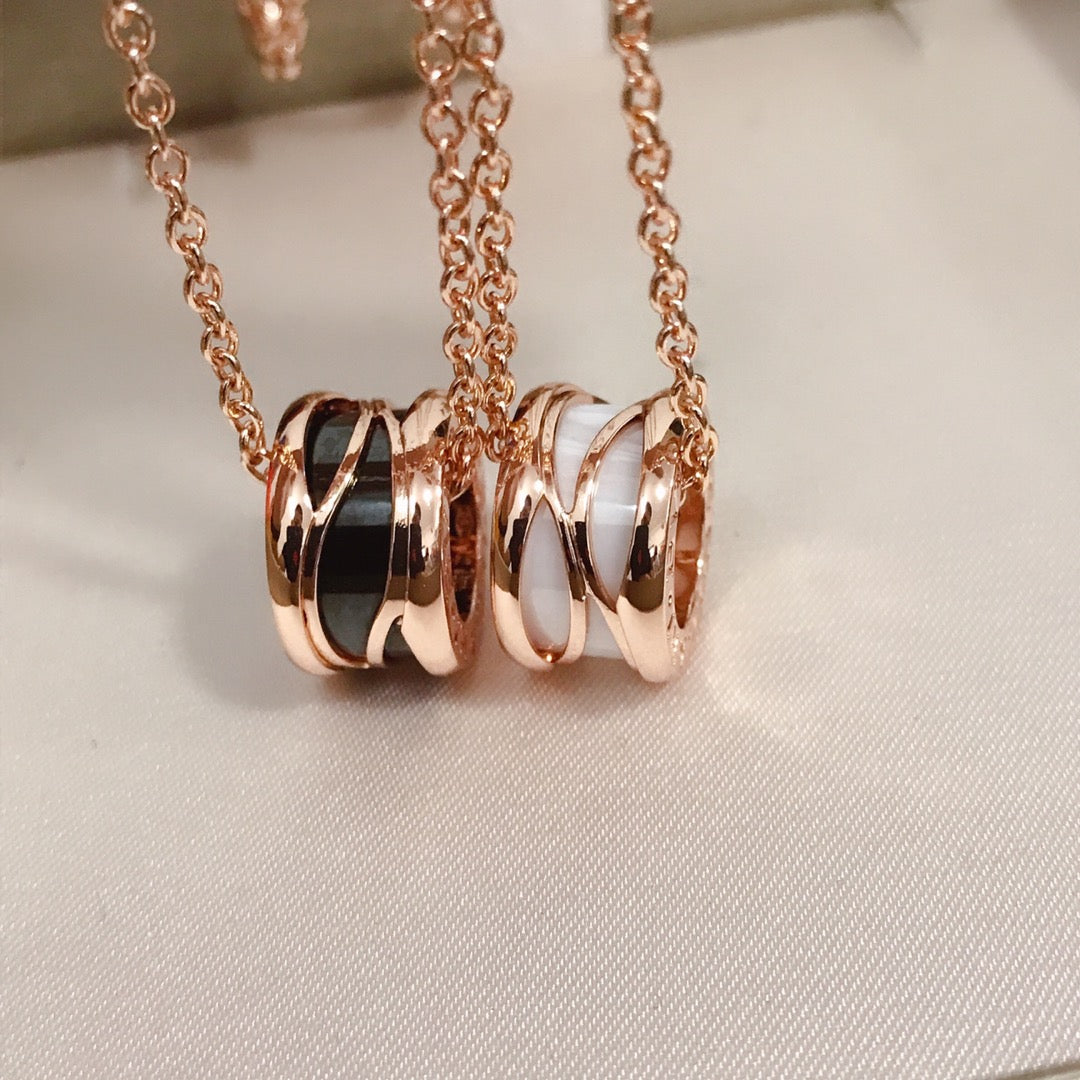 [baslovejewels]ZERO 1 FOUR BAND PINK GOLD CERAMIC
