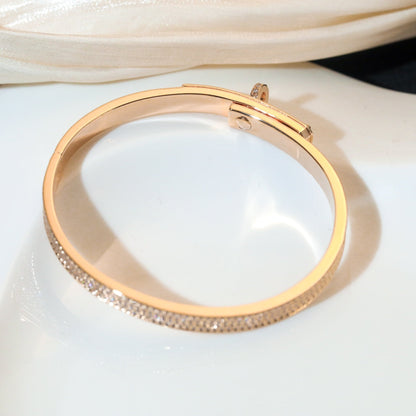 [baslovejewels]KELLY BRACELET DIAMOND PAVED
