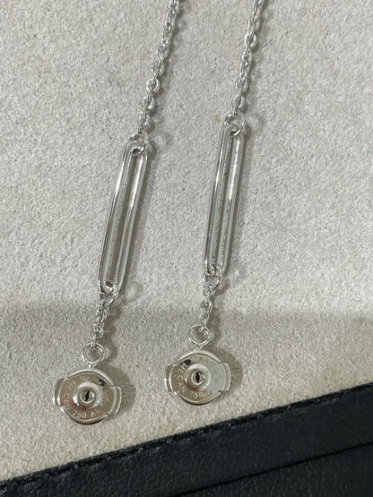 [baslovejewels]CHAINE CHAOS DIAMOND DROP EARRINGS