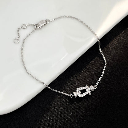 [baslovejewels]FORCE 10 FULL DIAMOND BUCKLE CHAIN LINK MINI MODEL