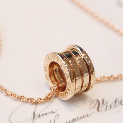 [baslovejewels]ZERO 1 PINK GOLD NECKLACE