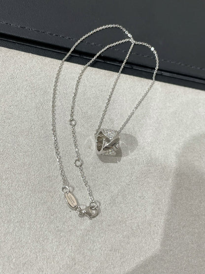 [baslovejewels]LIENS EVIDENCE DIAMOND PAVED NECKLACE