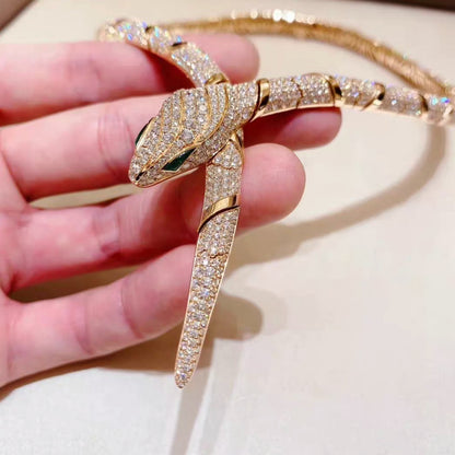 [baslovejewels]HAUTE COUTURE GOLD SERPENTI NECKLACE