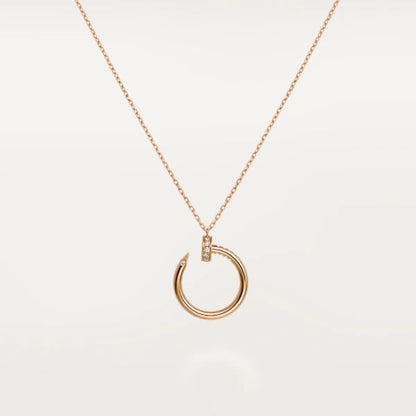 [baslovejewels]JUSTE NECKLACE PINK GOLD