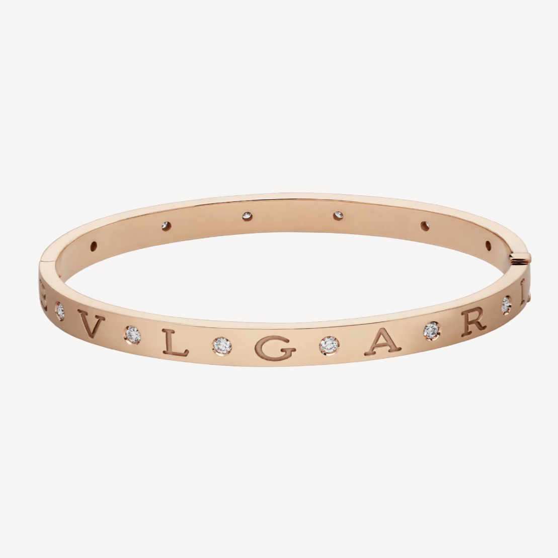 [baslovejewels]ZERO 1 PINK GOLD 12 DIAMONDS BRACELET