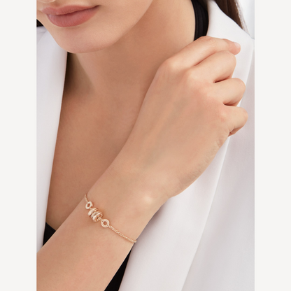 [baslovejewels]ZERO 1 SOFT PINK GOLD BRACELET