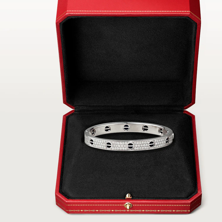 [baslovejewels]LOVE BRACELET 6.1MM DIAMOND-PAVED CERAMIC