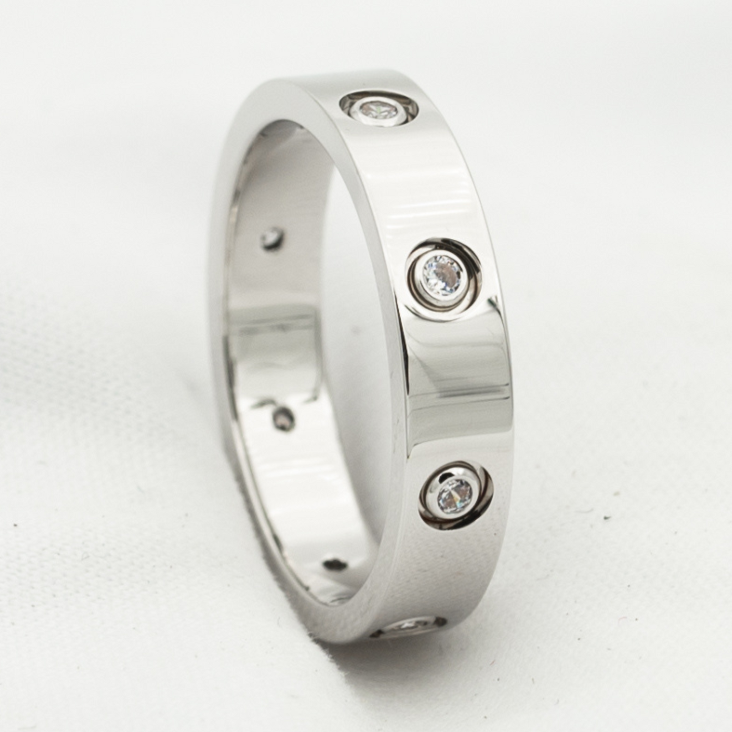 [baslovejewels]LOVE RING 3.6MM 8 DIAMONDS