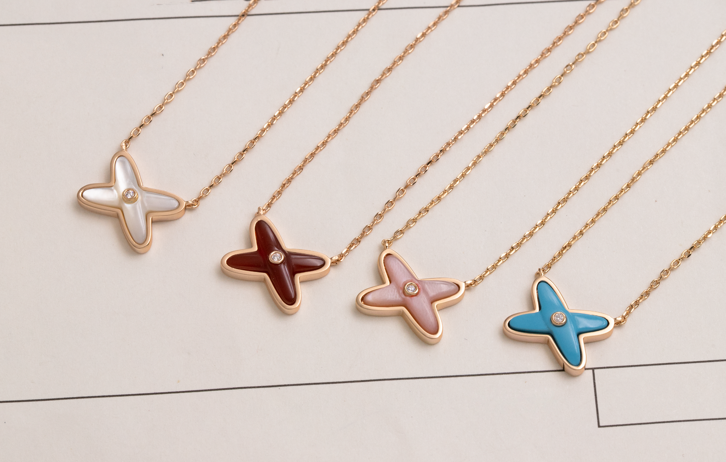 [baslovejewels]JEUX DE NECKLACE 1 DIAMOND