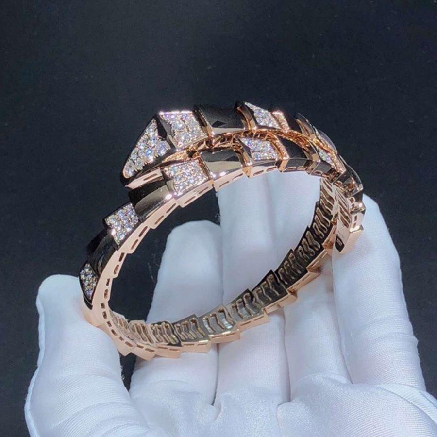 [baslovejewels]SERPENTI BRACELET PINK GOLD DIAMOND