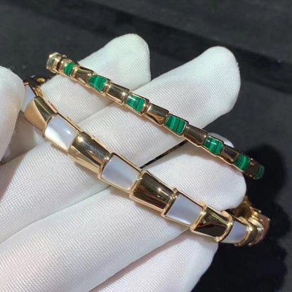 [baslovejewels]SERPENTI BRACELET PINK GOLD MOP