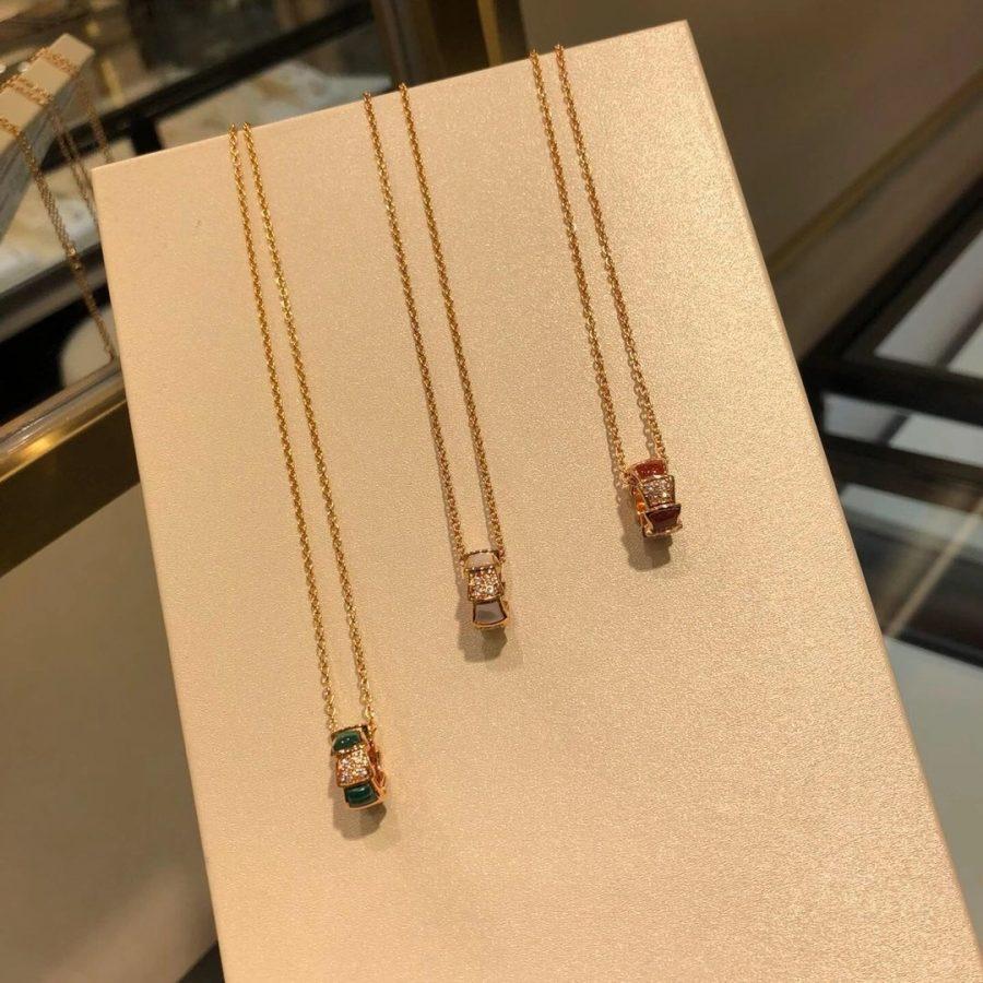 [baslovejewels]SERPENTI PEDANT DIAMOND NECKLACE