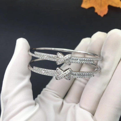 [baslovejewels]JEUX DE BRACELET DIAMONDS SILVER