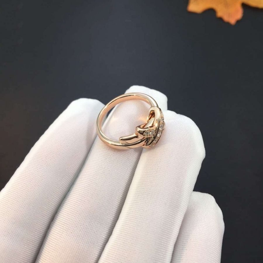 [baslovejewels]JEUX DE PINK GOLD DIAMOND RING