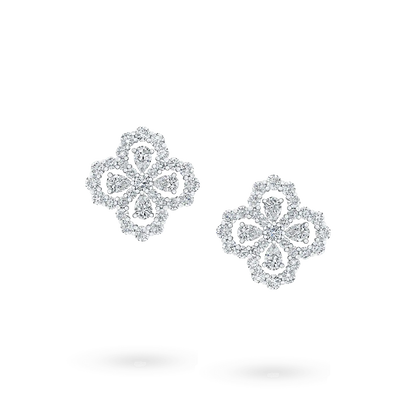 [baslovejewels]LOOP EARRINGS FULL MOTIF DIAMOND 16MM