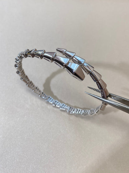 [baslovejewels]SERPENTI VIPER SILVER BRACELET