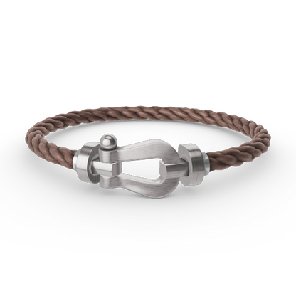 [baslovejewels]FORCE LARGE HORSESHOE NO DIAMOND BRACELET SILVER