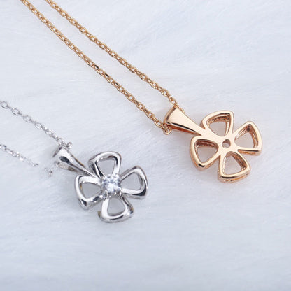 [baslovejewels]FIOREVER NECKLACE DIAMOND CENTER