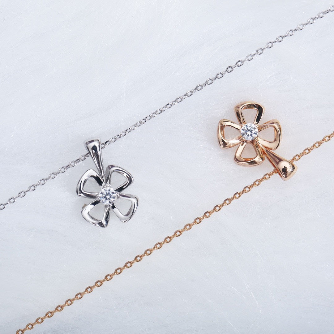 [baslovejewels]FIOREVER NECKLACE DIAMOND CENTER