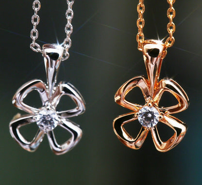 [baslovejewels]FIOREVER NECKLACE DIAMOND CENTER
